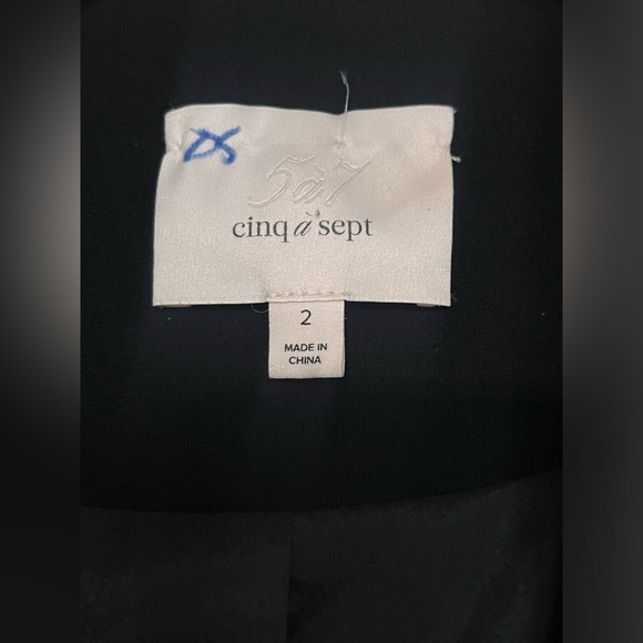 ▪️Cinq à Sept Black Dani Fringe Blazer Jacket - Picture 9 of 14